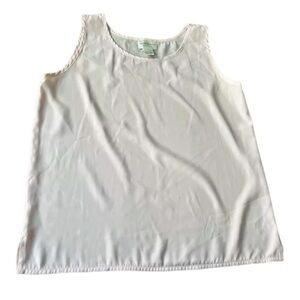 Vintage Nordstrom Town Square Tank Blouse, Pink, Womens Size Medium